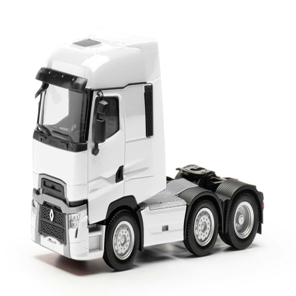 Herpa Renault T Facelift 3 Axle Tractor Unit White