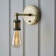 image 5 of Hal Metal Wall Lamp, Antique Brass Plate