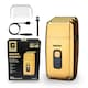 image 1 of GEEPAS Foil Shaver Electric Razor for Men | Waterproof Portable Travel Facial Hair Groomer | Gold