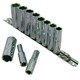 image 1 of 3/8" drive sockets deep metric sockets 8mm - 19mm 11pc TE050