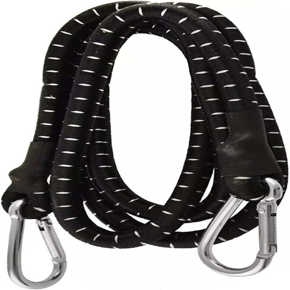 image 1 of Marco Paul Heavy Duty Bungee Cords With Carabiner Clips 60"