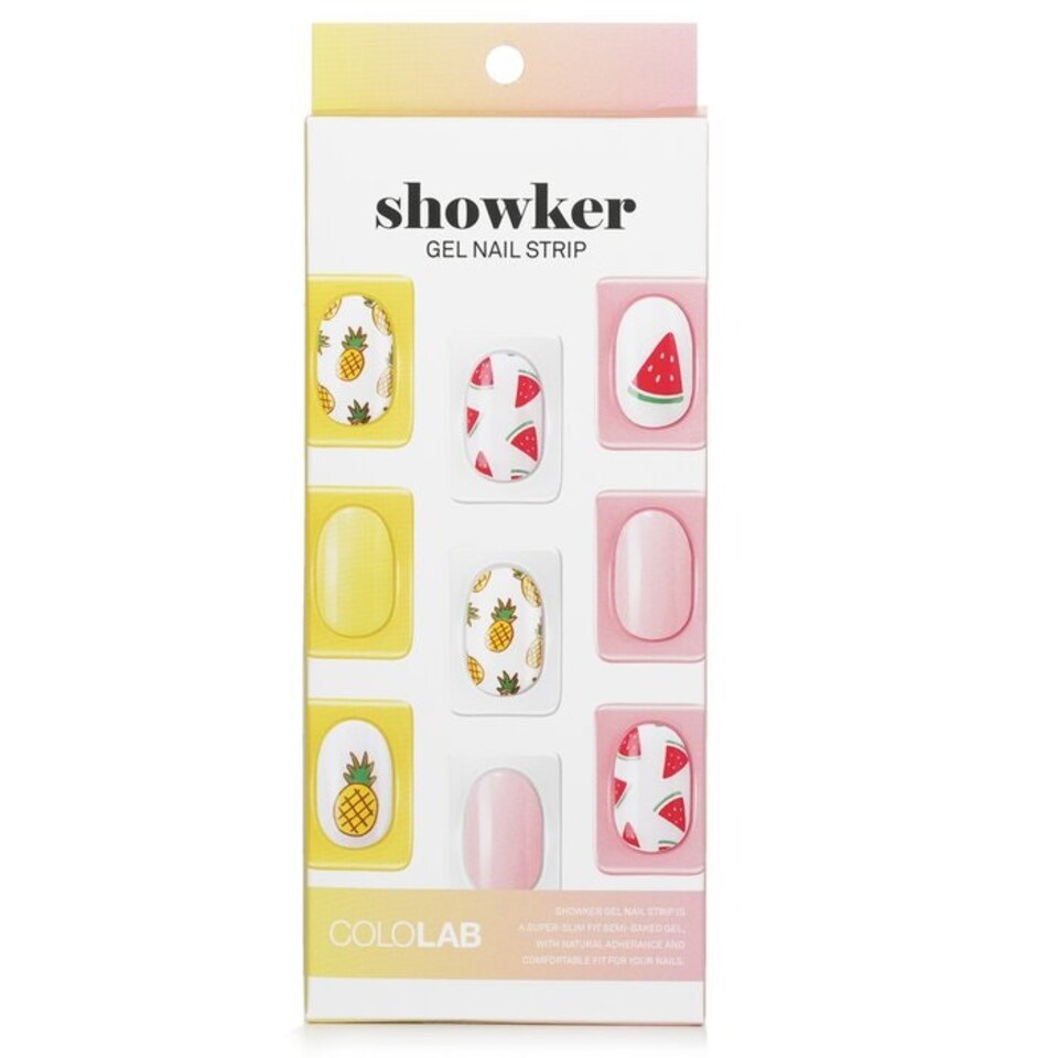 image 1 of Showker Gel Nail Strip # Cna604 I'm Fine Watermelon - 1pcs