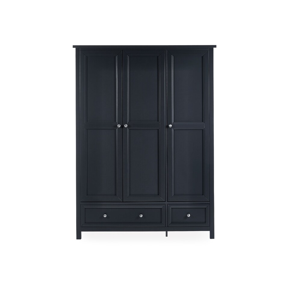 image 1 of Maine 3 Door 2 Drawer Wardrobe - Anthracite