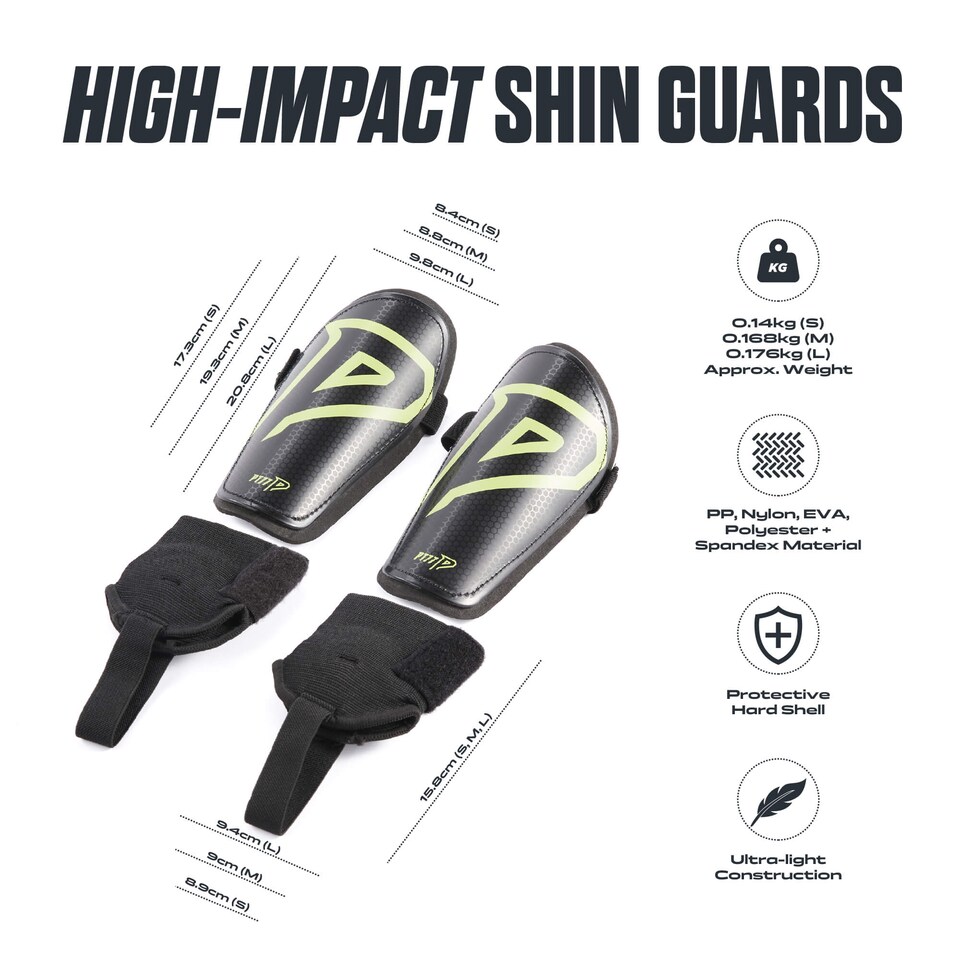 image 1 of Phoenix Fitness High Impact Football Shin Guards - Small