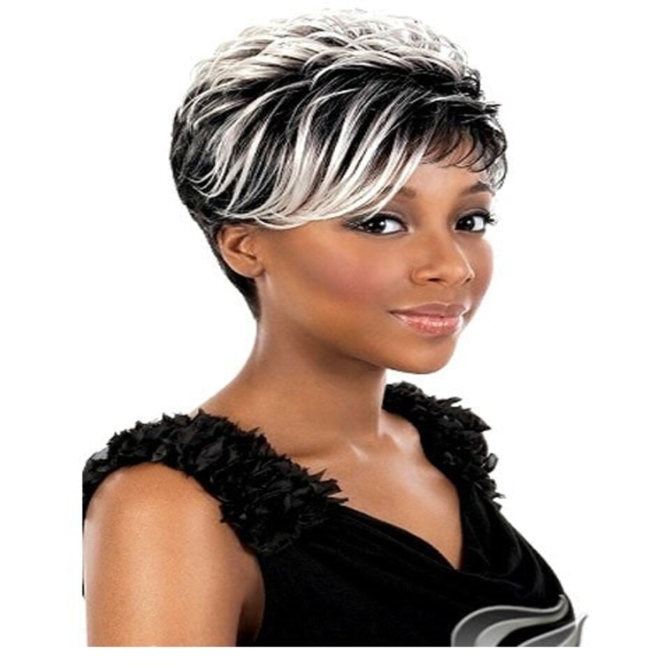 image 1 of Beshe Premium Collection Syn Alba Wig Multi | RT1B/118 (Rainbow Tip) | One Size