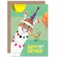 image 1 of Party Llama Age 11 Year Old Child Kids 11th Birthday Card