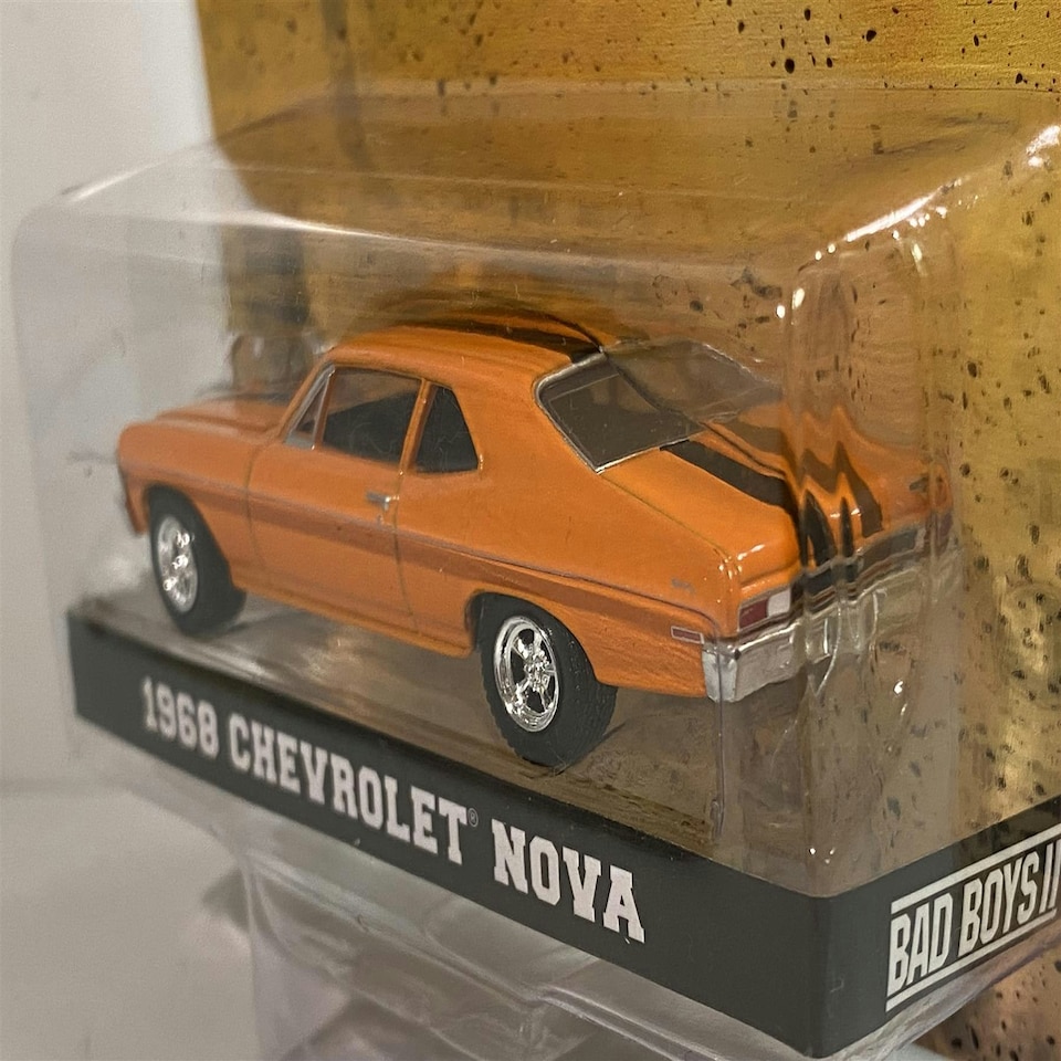image 1 of Bad Boys II 1968 Chevrolet Nova Orange 1:64 Scale Greenlight 44910F