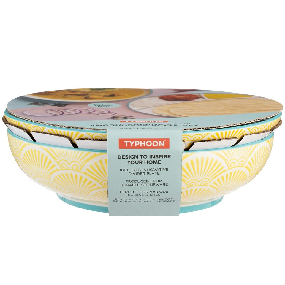 image 1 of Typhoon World Foods Multi-Cuisine Bowl & Divider Plate