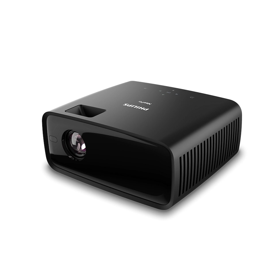 image 1 of Philips Projector NeoPix 120 Black - 720p, HDMI and USB Connectors, Built-In Multimedia Player