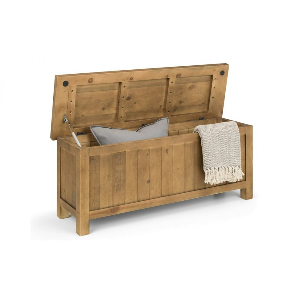 image 1 of Reclaimed Pine Storage Bench
