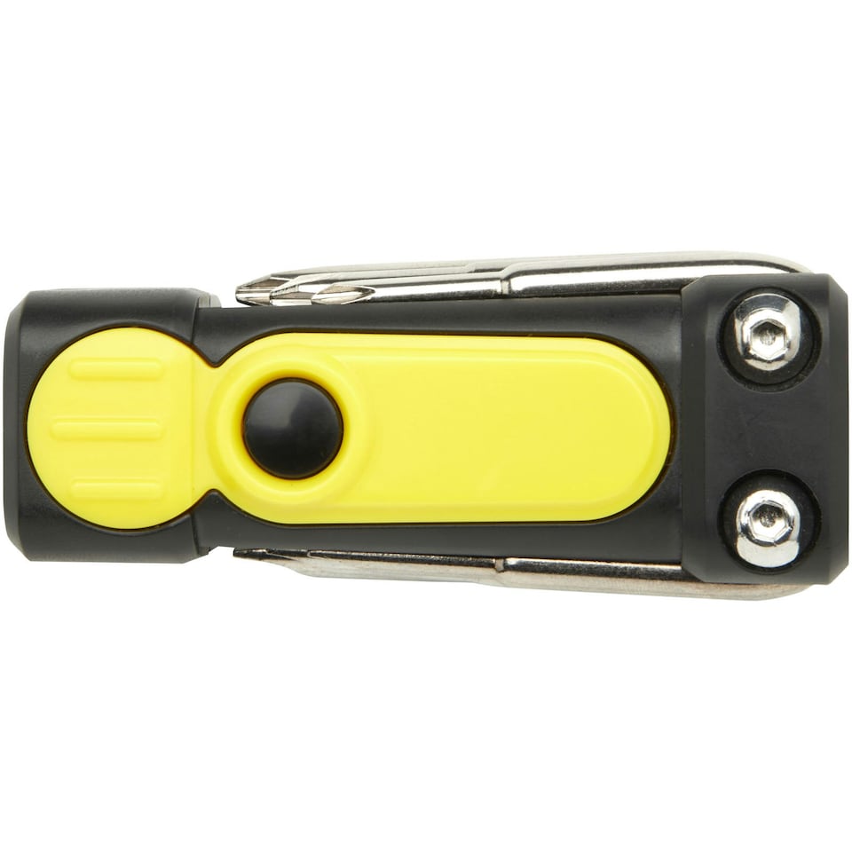 image 1 of STAC Octo 8 In 1 Screwdriver Set With Torch - Yellow/Black - One Size