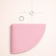 image 5 of CGC Lighting Flora 78cm Pink Large Floppy Fabric Lampshade