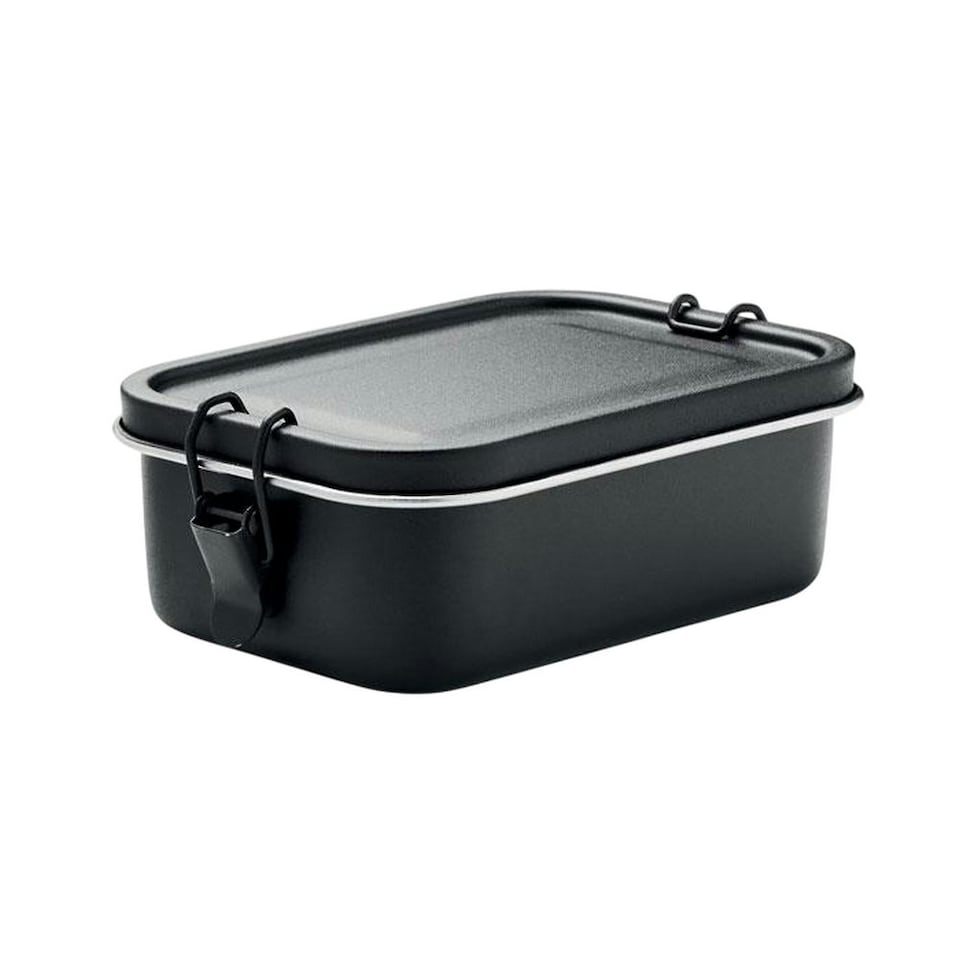 image 1 of MidOcean Chan Stainless Steel 750ml Lunch Box - Black - One Size