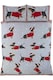 image 2 of Dachshund Through The Snow Duvet Cover Set - Single | Grey | Single