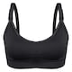 image 2 of Soft & Comfortable Wireless Nursing Bra with Easy Open Clips - Medium / Black