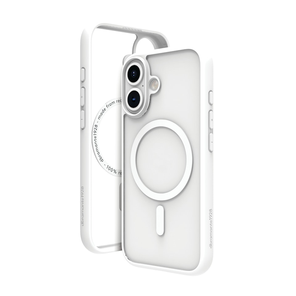 image 1 of Dbramante GN67WH006368 Grenen MagSafe Case - iPhone 16 Plus - White