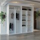 image 3 of Alfa Double Sliding Door Wardrobe with Mirror for Bedroom - White 203cm