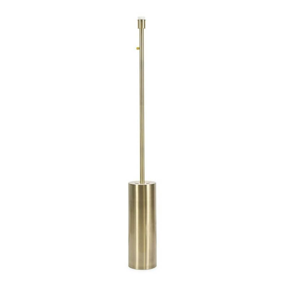 image 1 of ValueLights Lexy Brushed Chrome Single Stem Dimmable Freestanding Floor Lamp Base