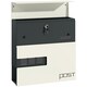 image 6 of HOMCOM Wall Mounted Post Box, Weatherproof Letterbox with Lock, White Black