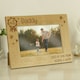 image 2 of Personalised No.1 6x4 Landscape Wooden Photo Frame Brown | One Size