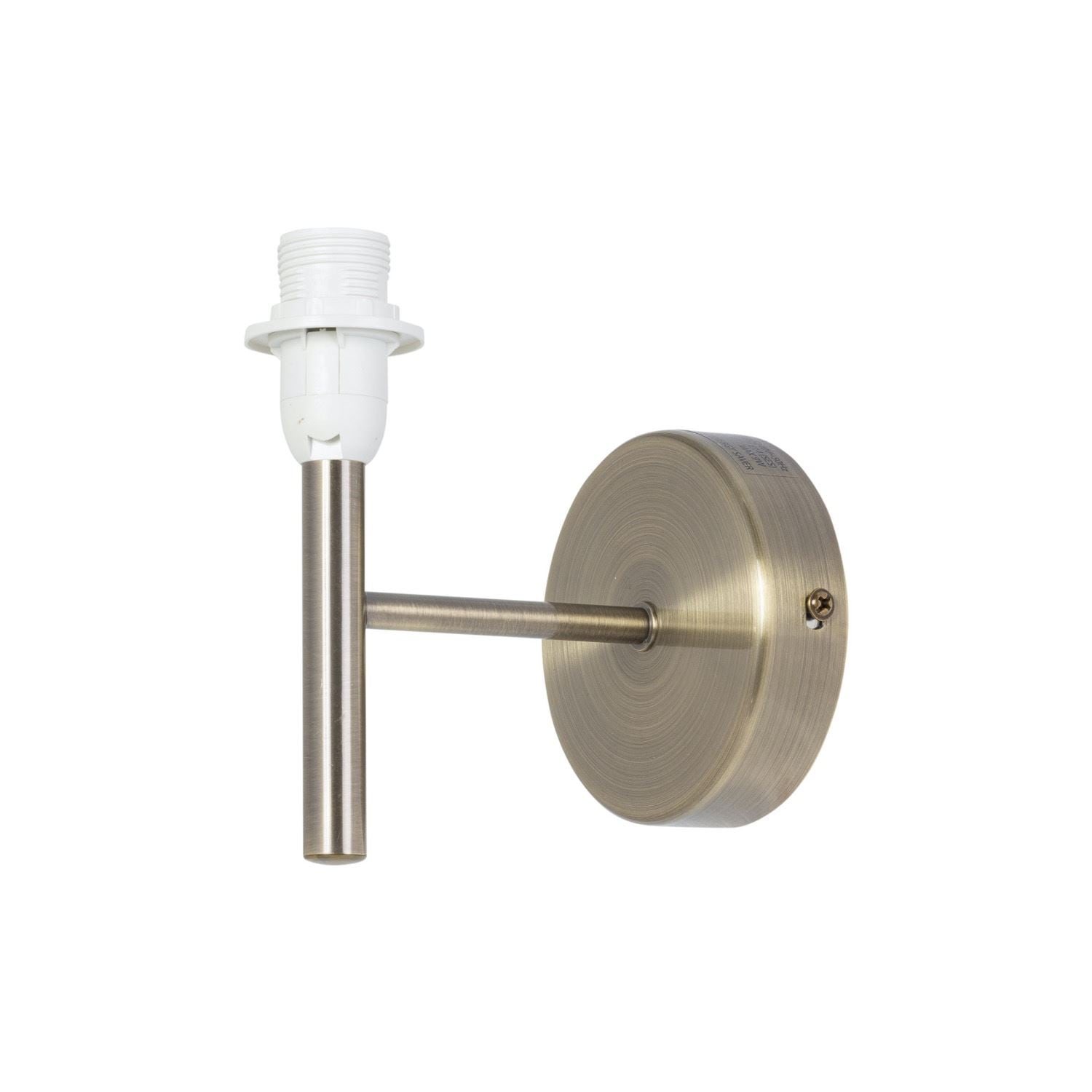First Choice Lighting Brea - Antique Brass Wall Light Fitting Only in Gold