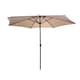 image 1 of 2.7m Aluminium Garden Patio Sun Shade Parasol with Crank Handle in Cream Cream