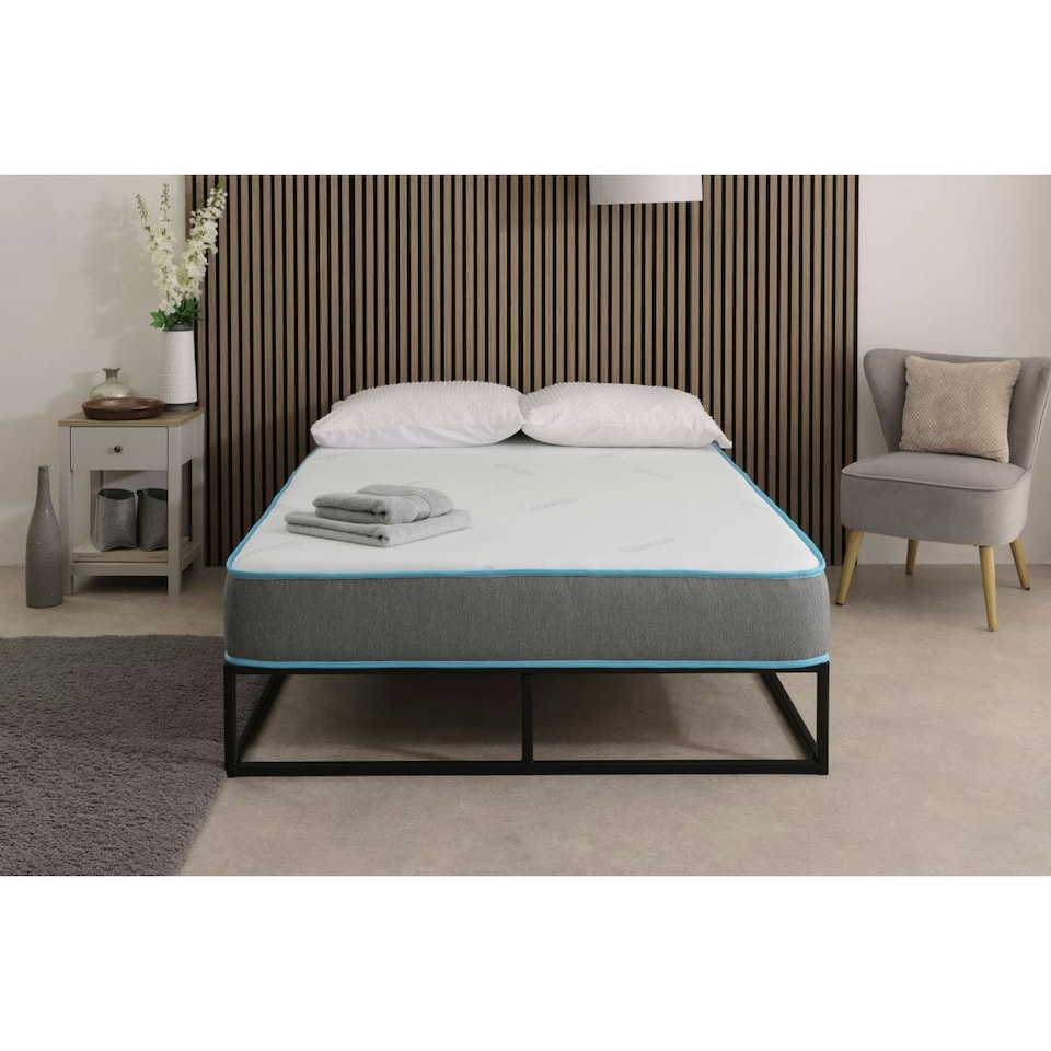 image 1 of Superior Cooling Memory Foam Mattress - Advanced Cooling Foam Technology | White | European Double