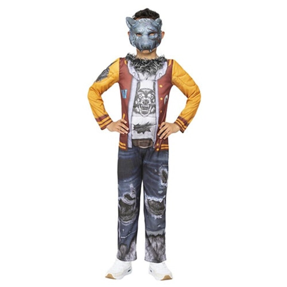 image 1 of Preppy Werewolf Boys Fancy Dress Costume Kids Large - Age 10-12