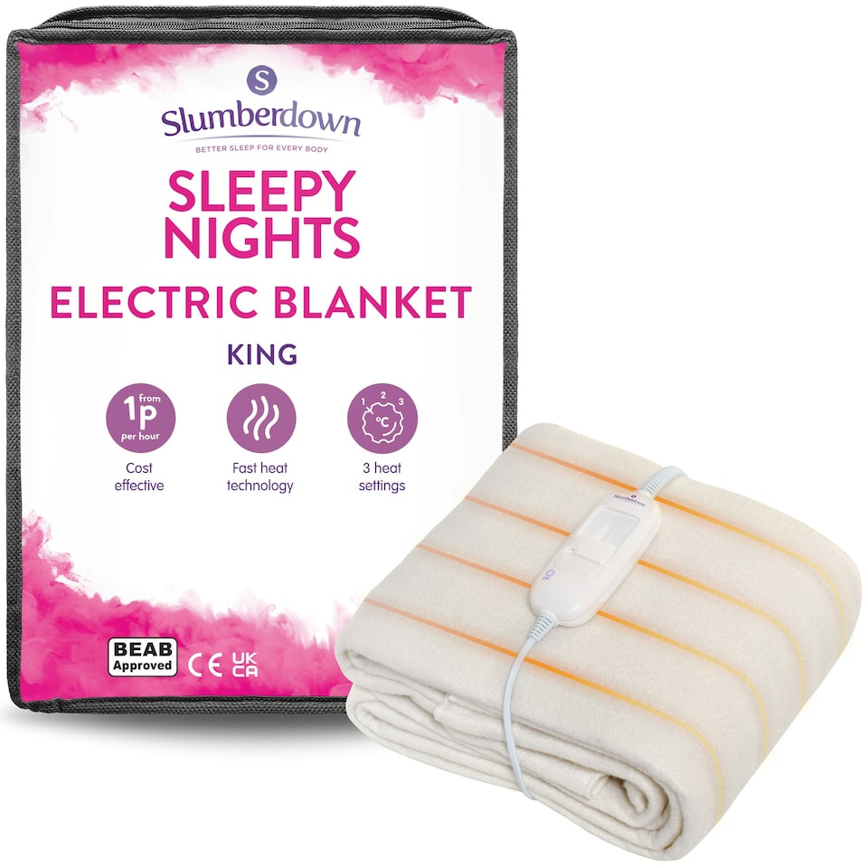 image 1 of Slumberdown Sleepy Nights Electric Blanket, King