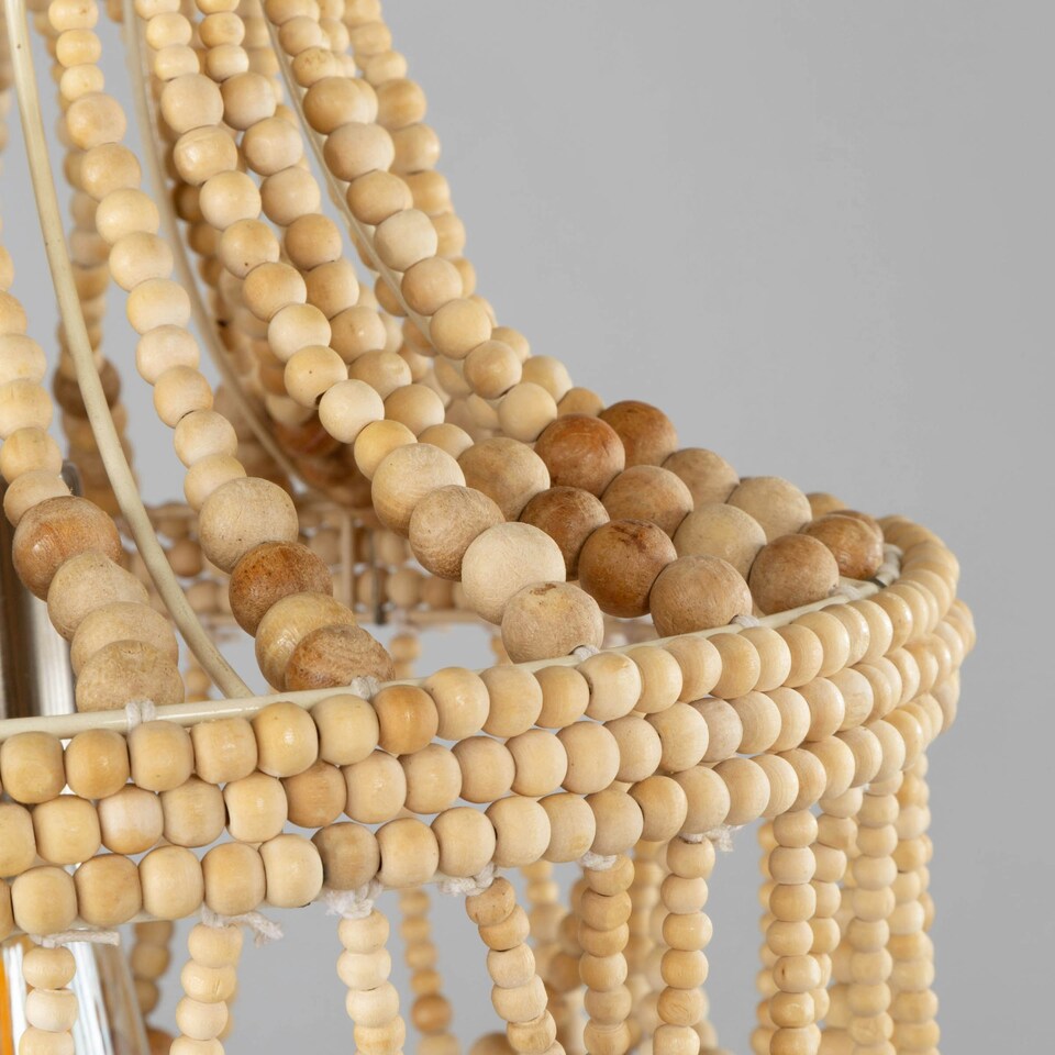 image 1 of BHS Jenny Beaded Ceiling Pendant, Natural