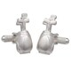 image 1 of Golf Bag Cufflinks - Onyx Art CK141 Novelty Cuffs