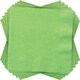 image 2 of Pack of 20 Lime Green Solid Beverage Napkins