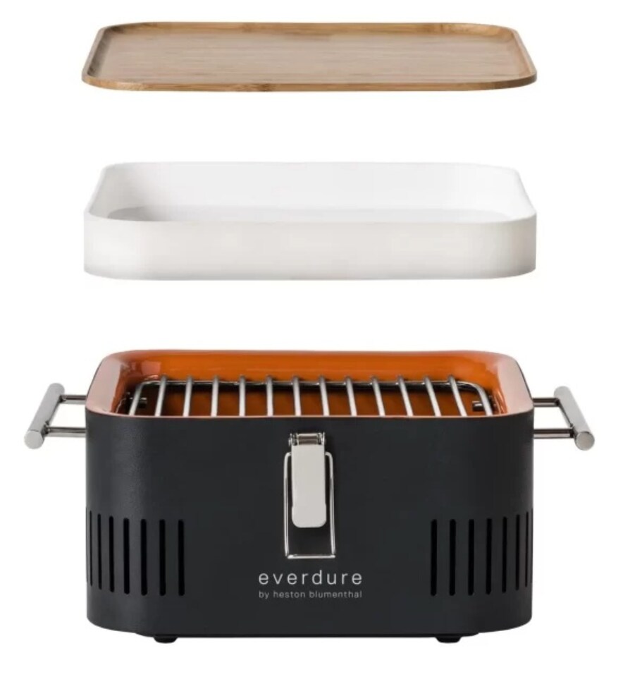 image 1 of Everdure CUBE Portable Charcoal Barbecue | Black | Graphite