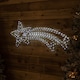 image 7 of 118cm x 46cm Light up Hanging Christmas Star Rope Light with White LEDs