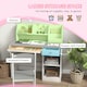 image 3 of ZONEKIZ Kids Desk and Chair Set with Storage, for Ages 5-8 Years 