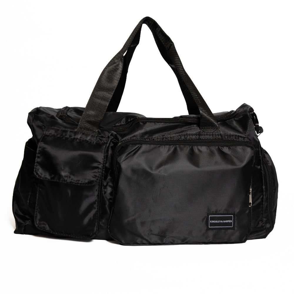 Kingsley & Harper Travel Bag - Practical Carry-All for Weekend Getaways, Business Trips & Vacations in Black
