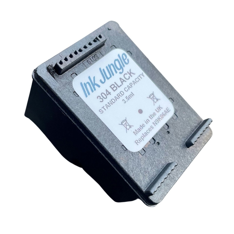 image 1 of Refilled HP 304 Black Ink Cartridge