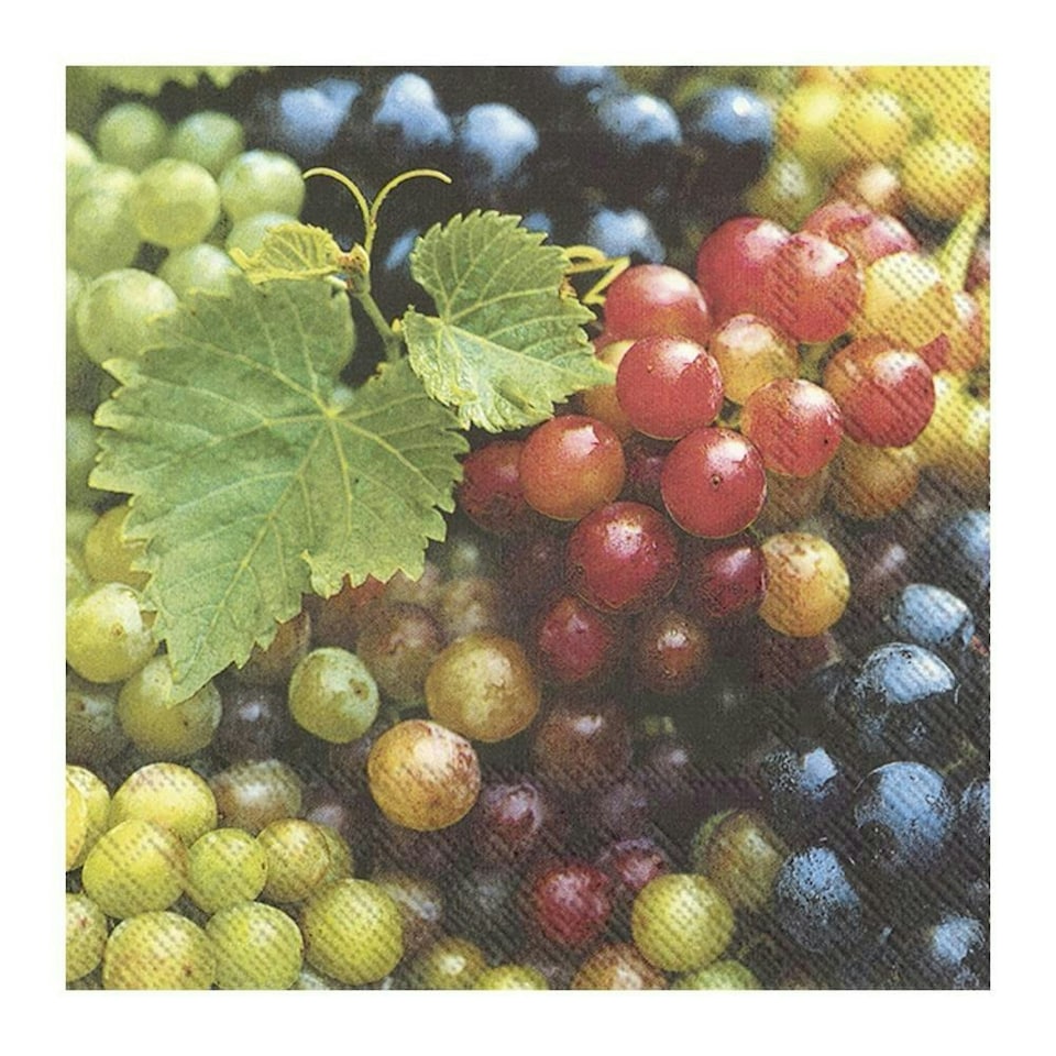 IHR Lunch Napkins Grapes  33cm 3ply 20 Pack