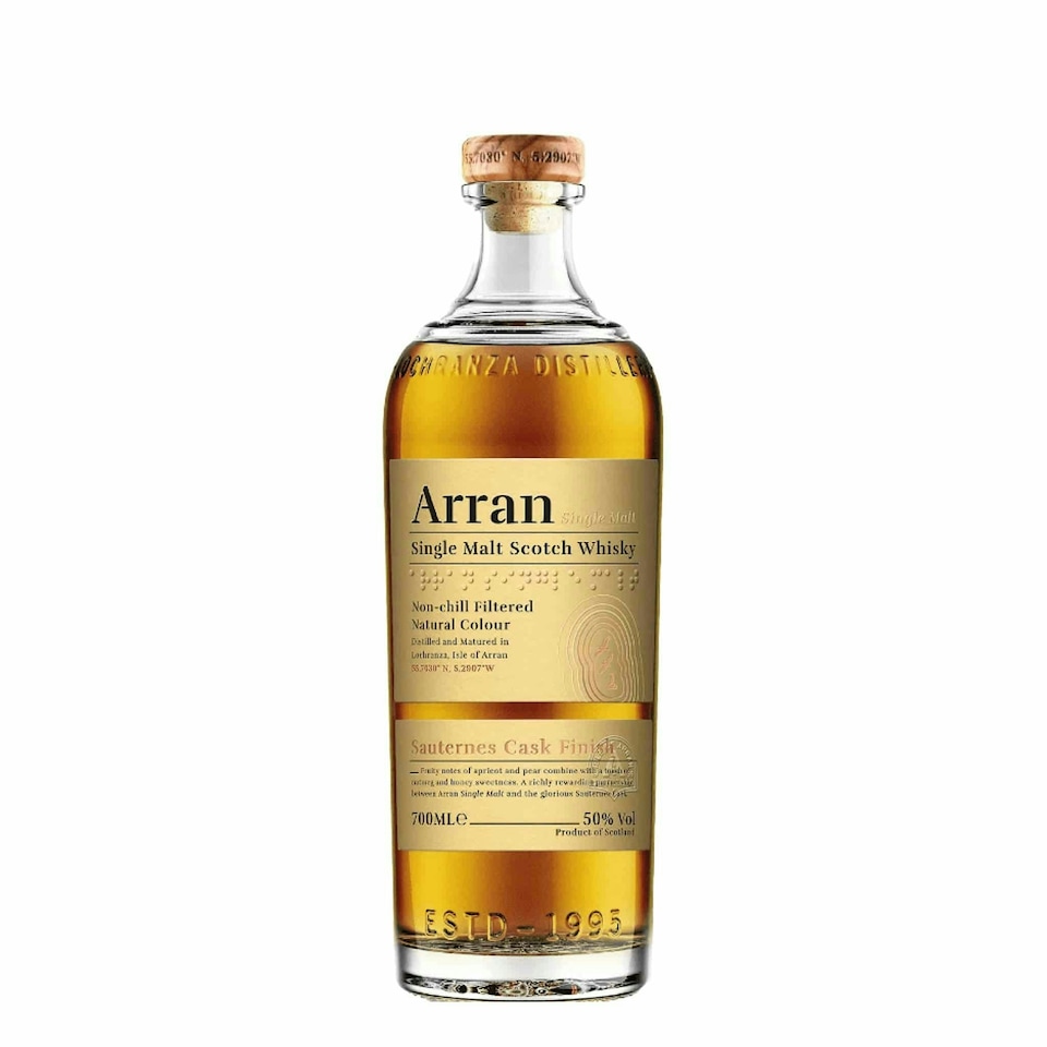 image 1 of Arran - Sauternes Cask Finish Single Malt Scotch Whisky