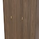 image 5 of Honshu Tall Triple Wardrobe in Carini Walnut (Ready Assembled) | Brown | Carini Walnut