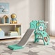image 9 of AIYAPLAY 3 in 1 Kids Slide for Indoor with Basketball Hoop - Blue