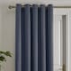 image 2 of Fusion Strata Eyelet Single Panel Door Curtain Navy