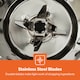 image 4 of GEEPAS 3 In 1 Mixer Grinder With 3 Stainless Steel Jars 750W White