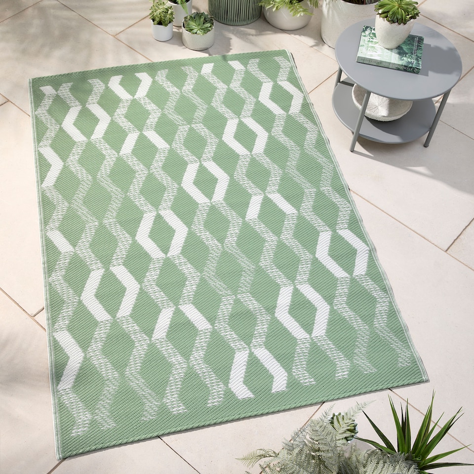 image 1 of Fusion Rico Outdoor Outdoor Rug Green