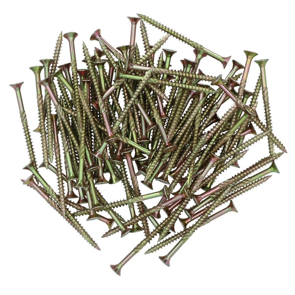 image 1 of Countersunk Wood Screws 5.0 x 70mm Serrated Edge Prevent Splitting PZ2 100pc
