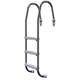 image 1 of 38mm Slimline Stainless Steel Ladder with 3 ABS Treads