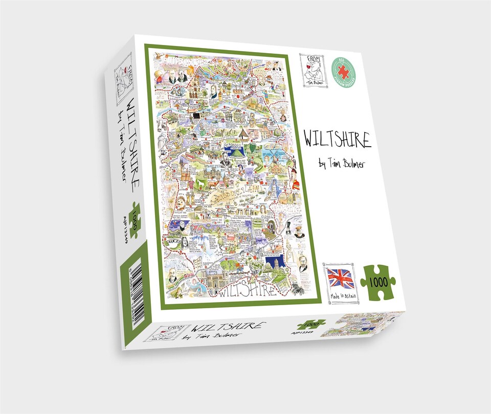 image 1 of Wiltshire- Tim Bulmer 1000 piece Jigsaw Puzzle