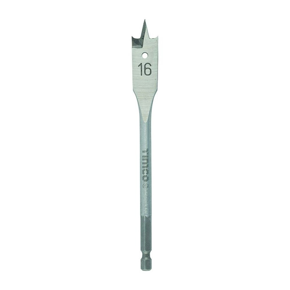 image 1 of Timco - Flat Wood Bit (Size 16.0 x 152 - 1 Each)
