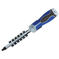 Faithfull Ratchet Screwdriver Set, 13 Piece - Multi Colour - One Size