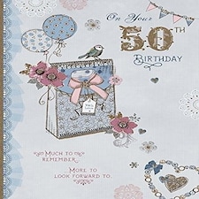 On Your 50th Birthday Card